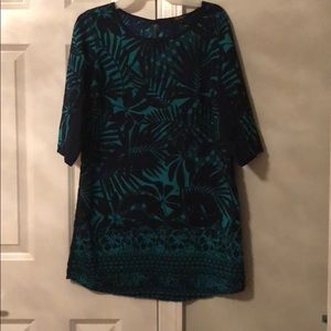 Tropical floral dress